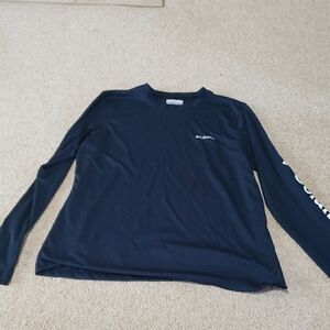 Columbia Navy Crew Neck Shirt